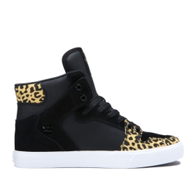 Supra VAIDER Høye Sneakers Dame Svart/Hvite | NO-56537